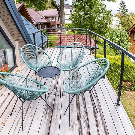 Vakaras Cozy Apartment In The Guest House With The Terrace And The Stunning View To The River Side Birstonas Exterior photo